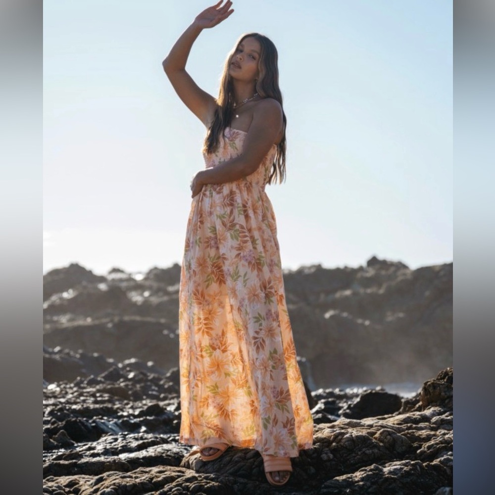 Billabong Warmer days one shoulder  Maxi Dress